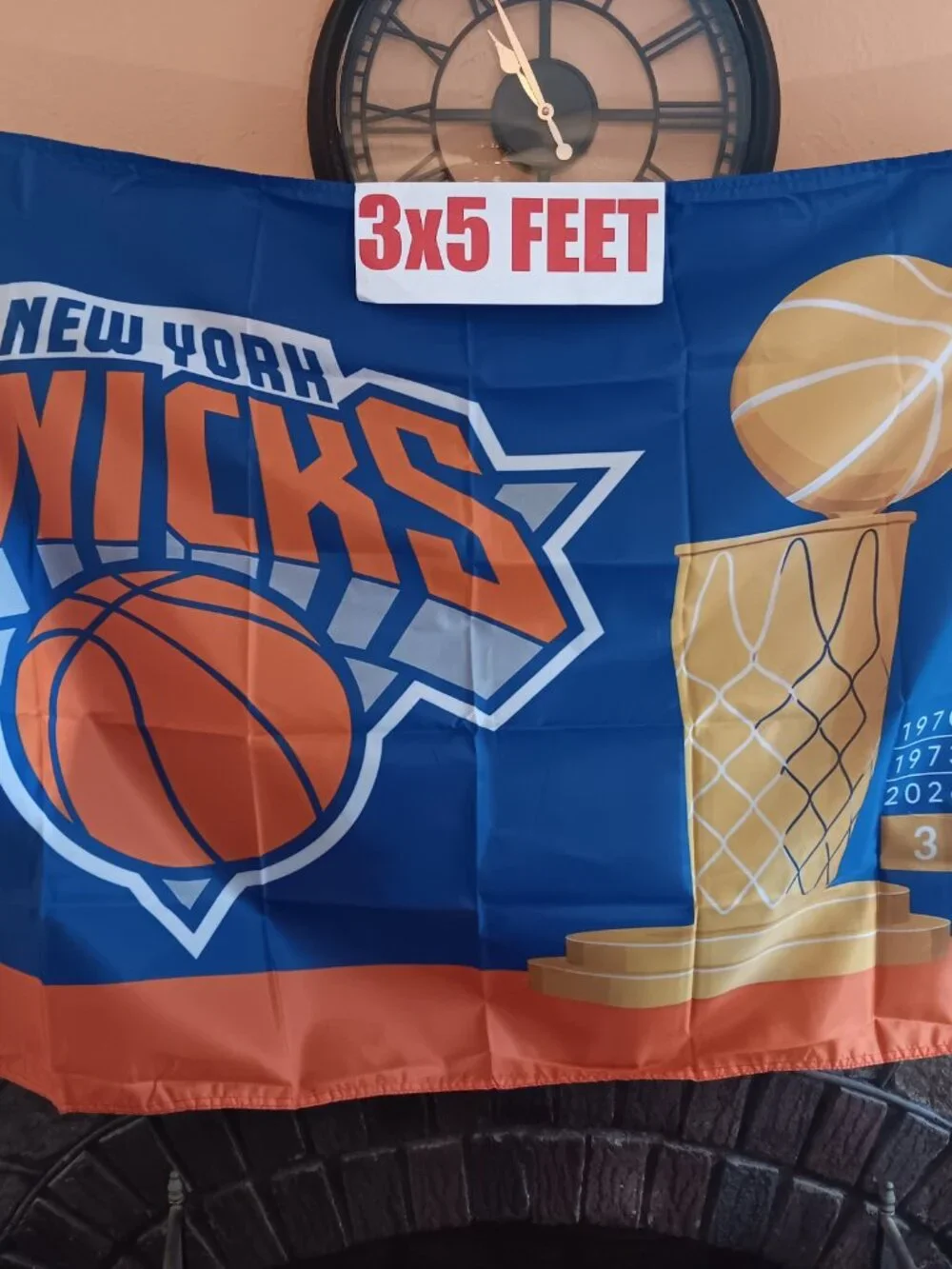 New York Knicks 2026 1973 + 1970 3x NBA Champions 3X5 Feet Flag Banner
